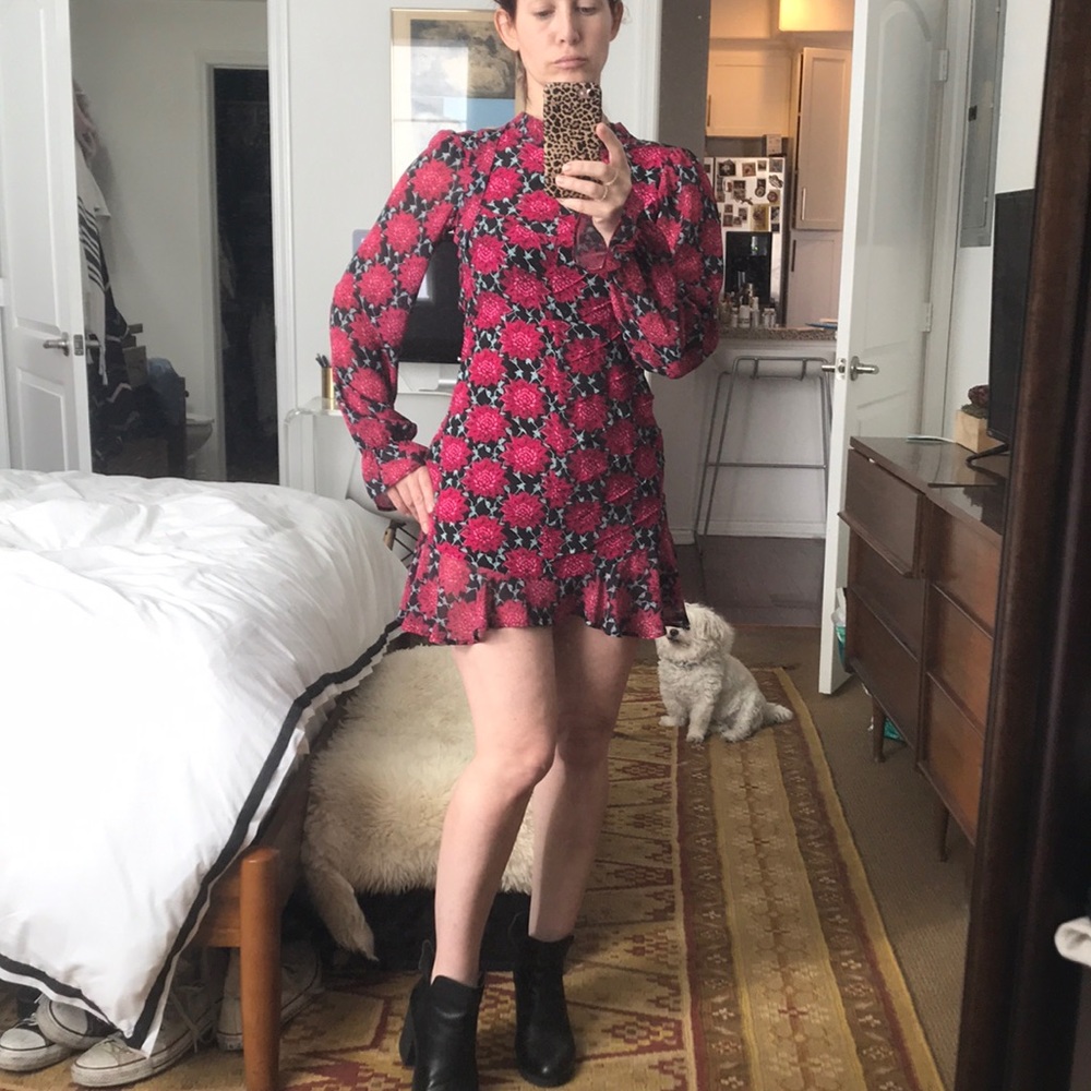 For Love & Lemons long sleeve mini dress